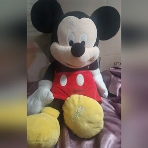 Disney Mickey Mouse Plush - Black, White, Red, Yellow